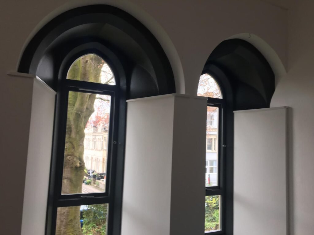Church windows converted flat Redland